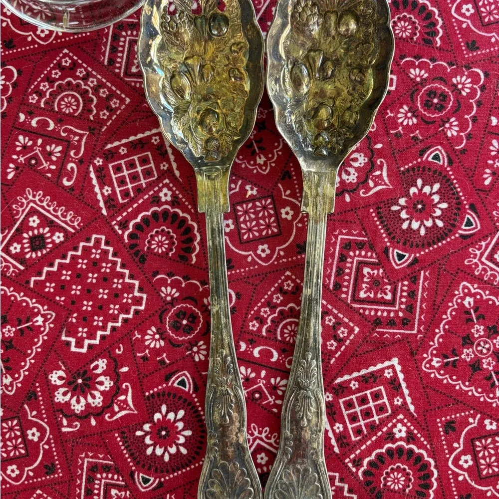 Silver Plated Collection Sugar Bowl w/Spoon Serving Spoins Salt/Pepper Shakers